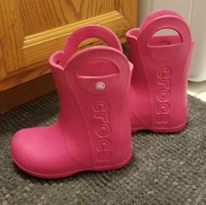 Crocs Rainboots , c11, Pink